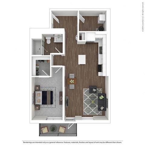 Arterra KC A5 3D Floor Plan